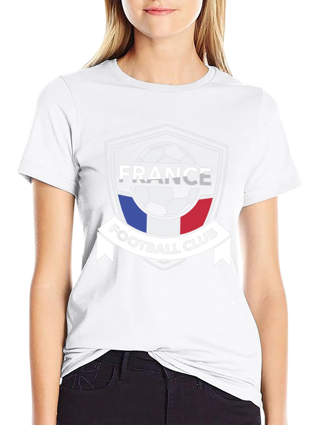 France Football Club T-Shirt - Black Jersey Tee