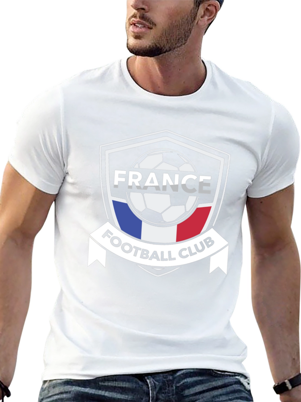 France Football Club T-Shirt - Black Jersey Tee