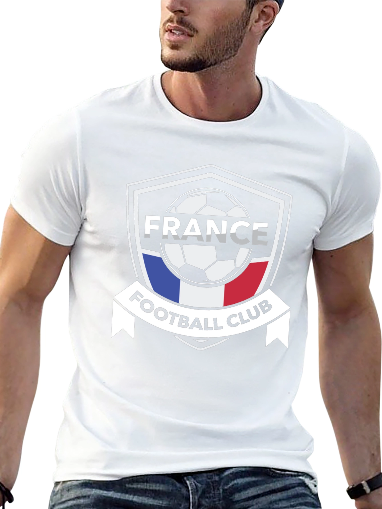 France Football Club T-Shirt - Black Jersey Tee