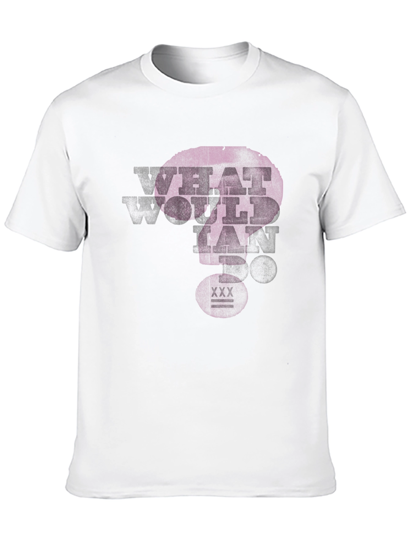 What Would Ian Do? Mens Black Graphic T-Shirt