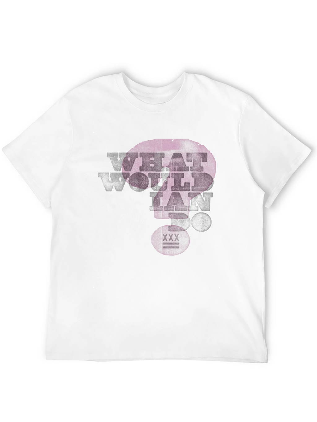 What Would Ian Do? Mens Black Graphic T-Shirt