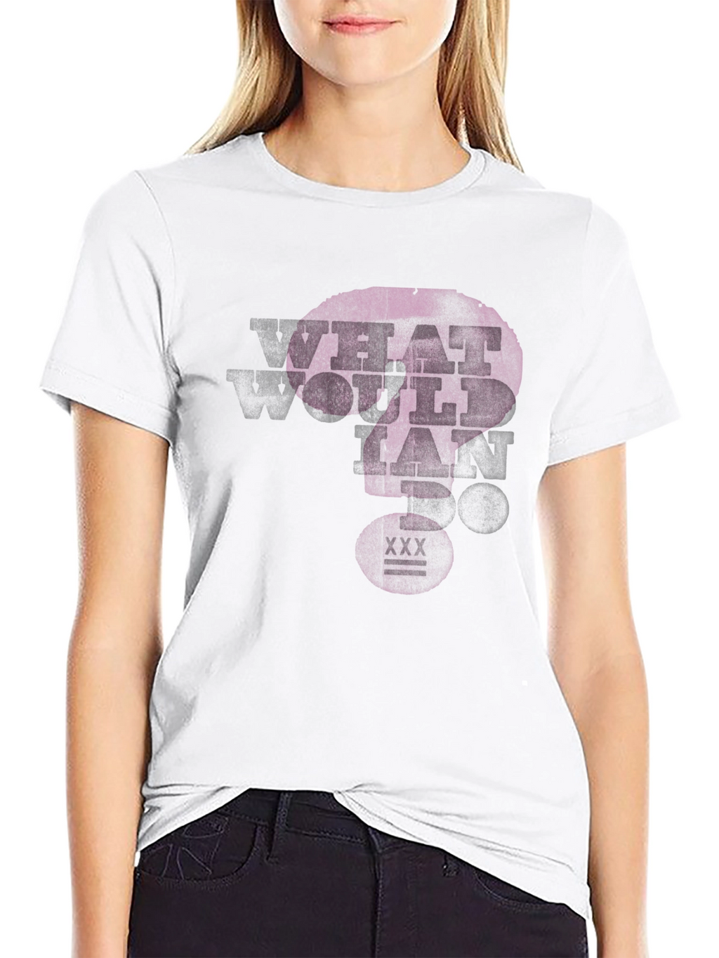 What Would Ian Do? Mens Black Graphic T-Shirt