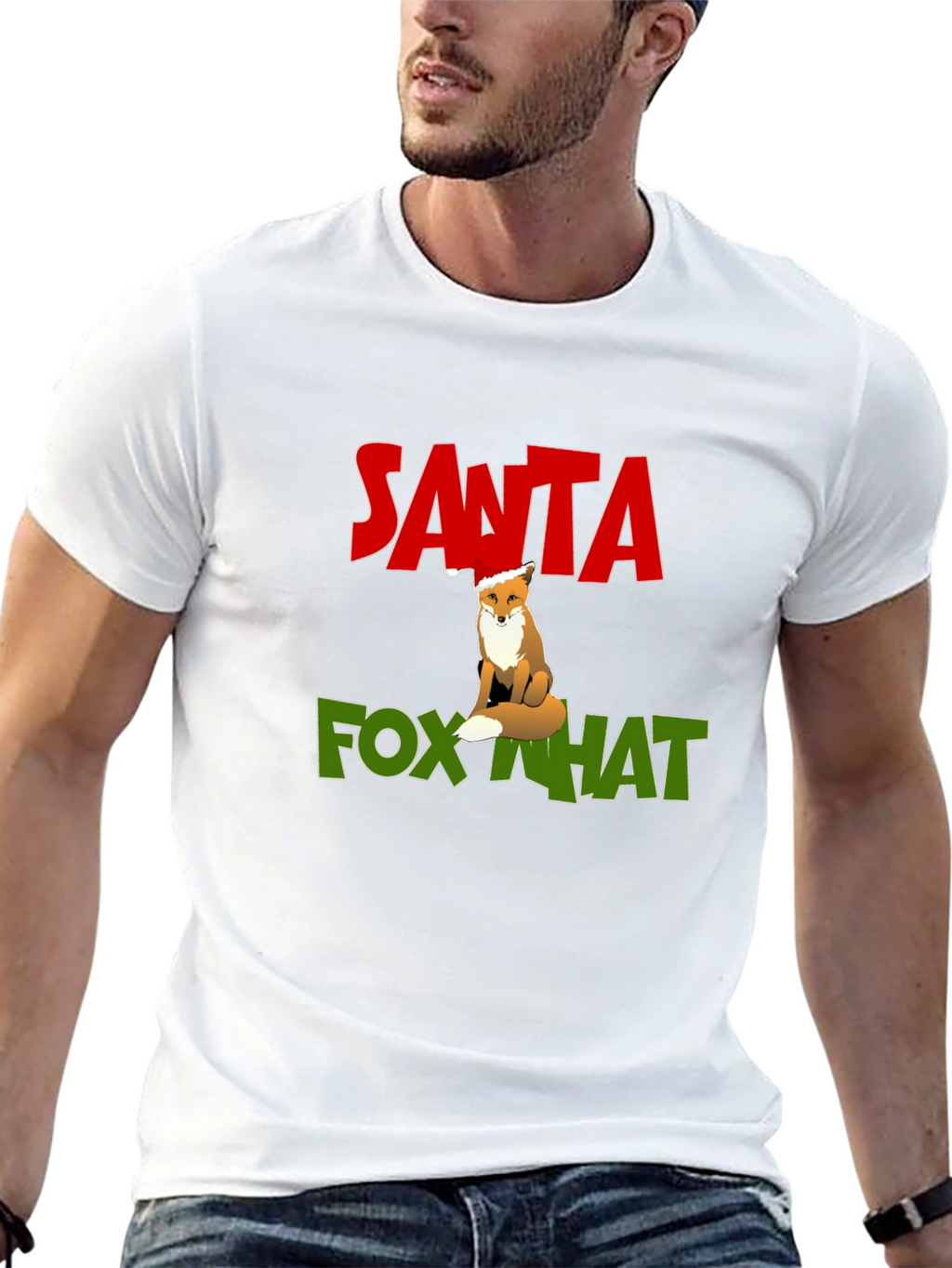 Santa Fox What Graphic Tee