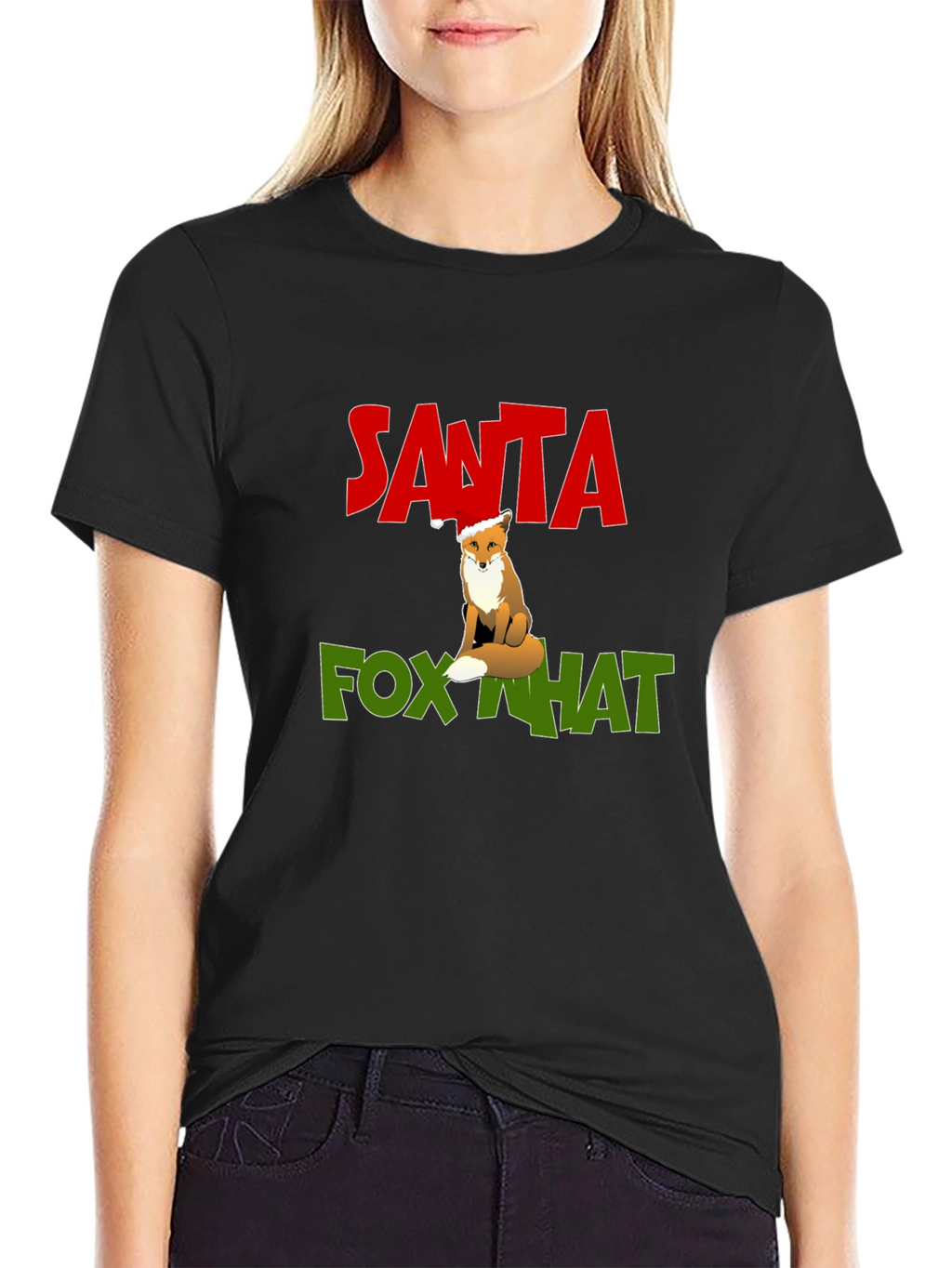Santa Fox What Graphic Tee