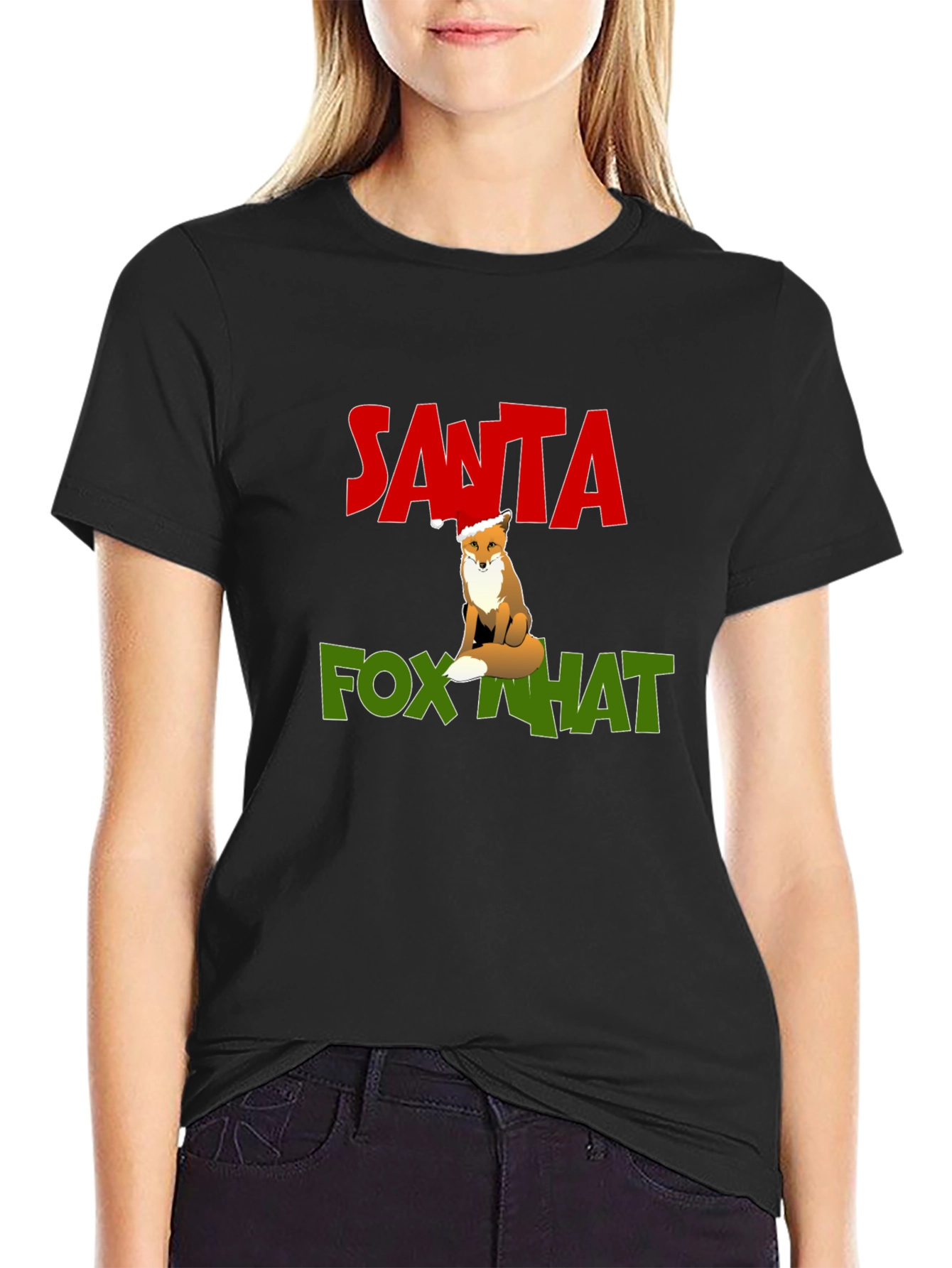 Santa Fox What Graphic Tee