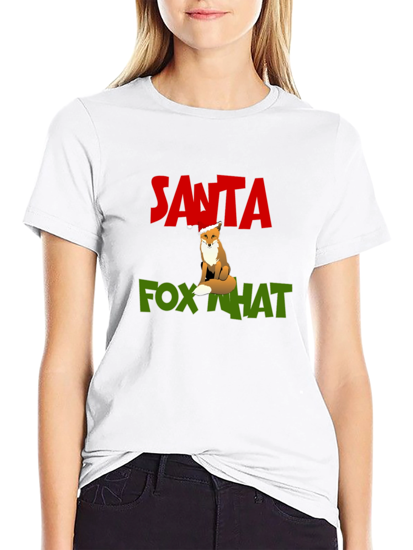 Santa Fox What Graphic Tee