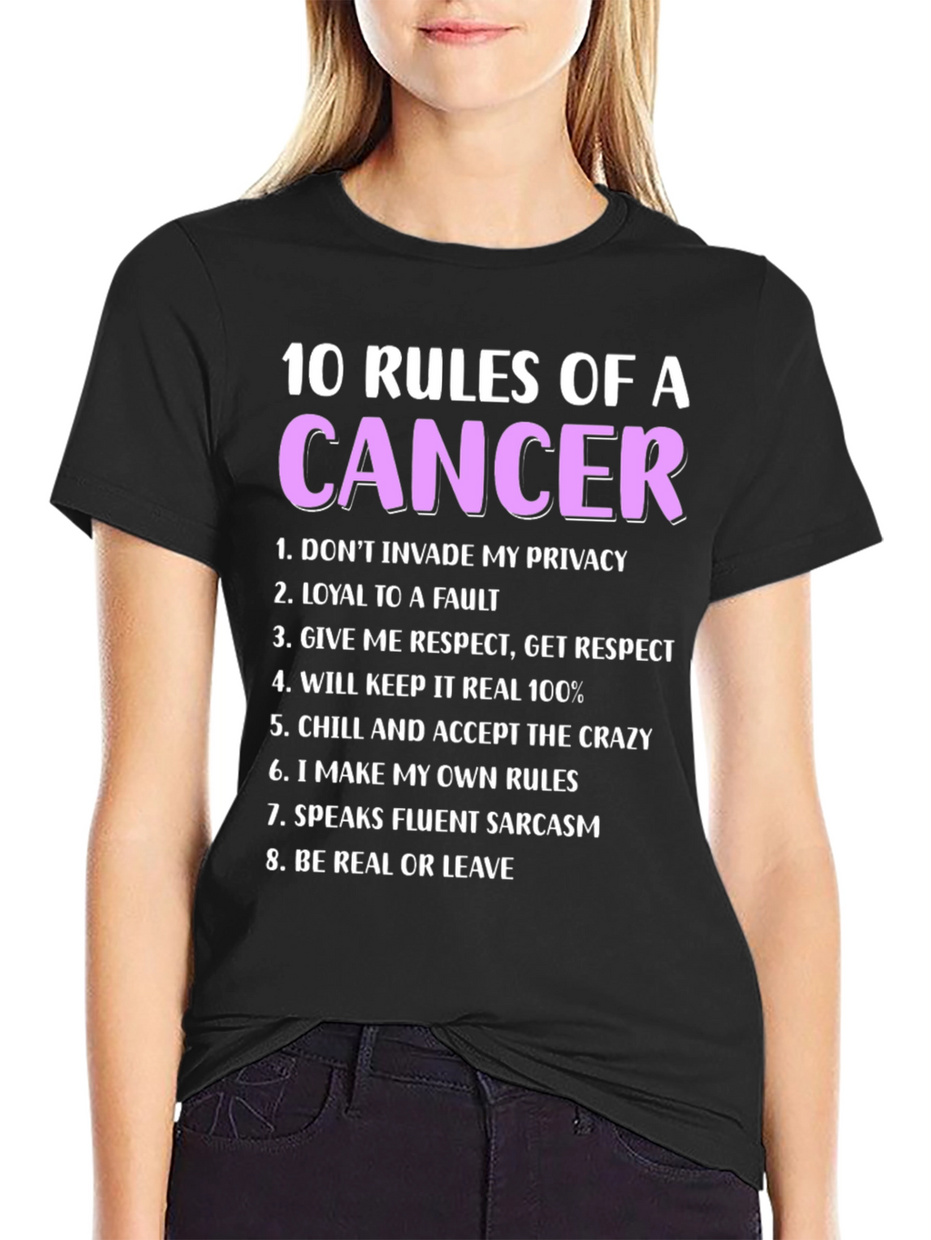 Cancer Zodiac T-Shirt - 10 Rules