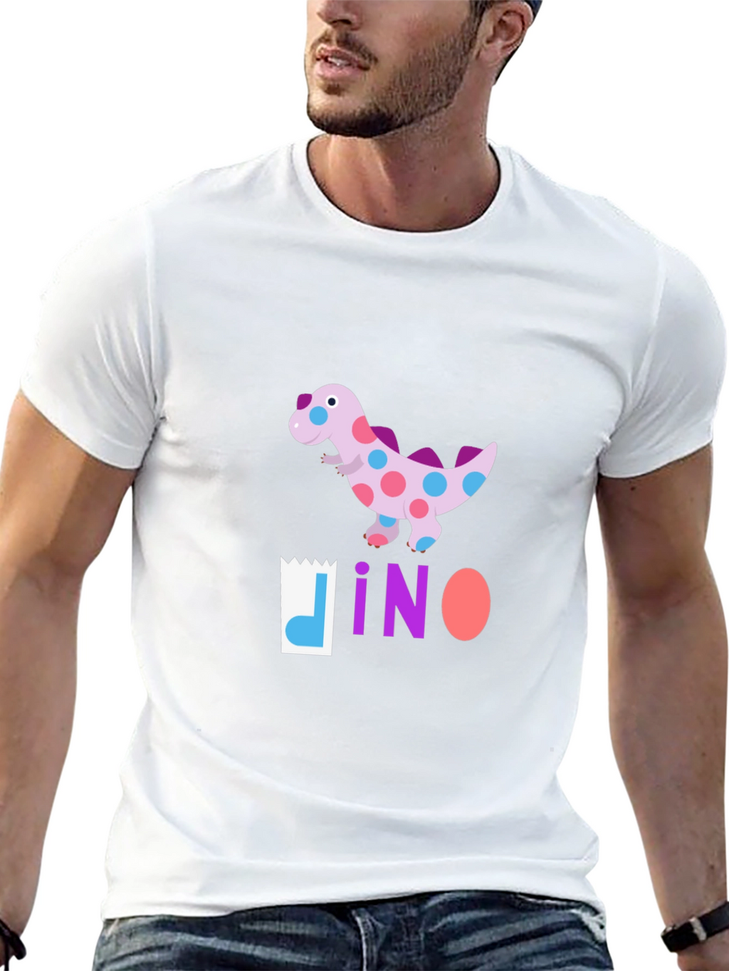 Dino Graphic Tee - Fun & Stylish!