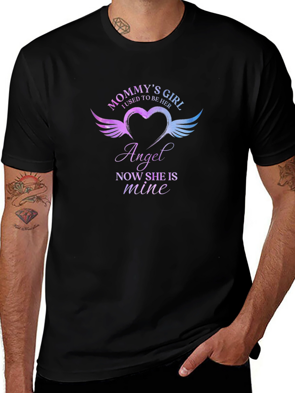 Mommys Girl Angel Memorial T-Shirt