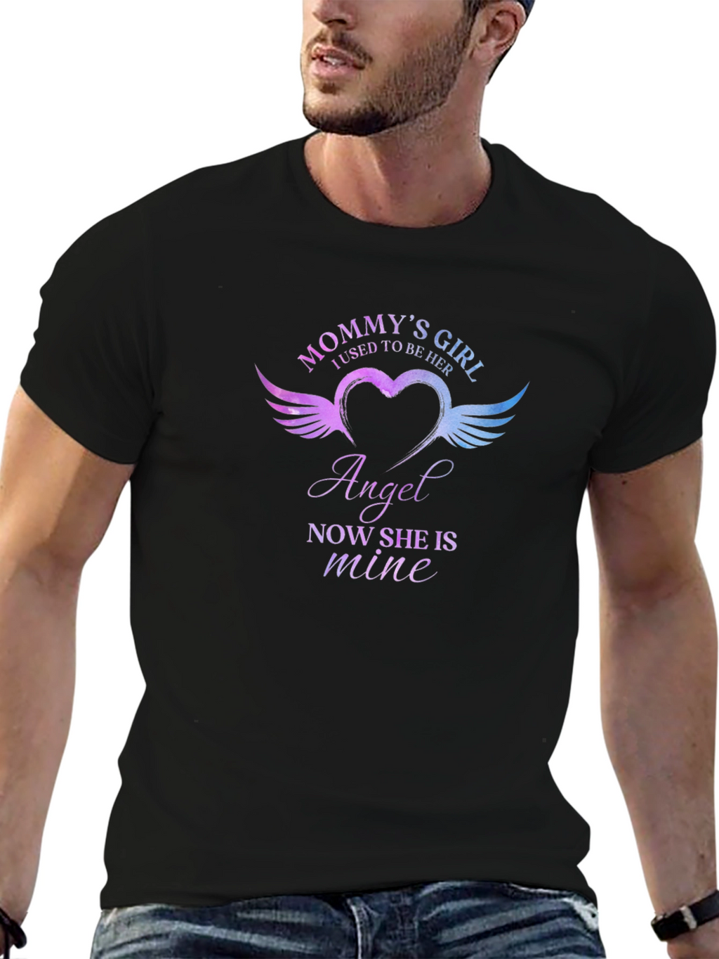 Mommys Girl Angel Memorial T-Shirt