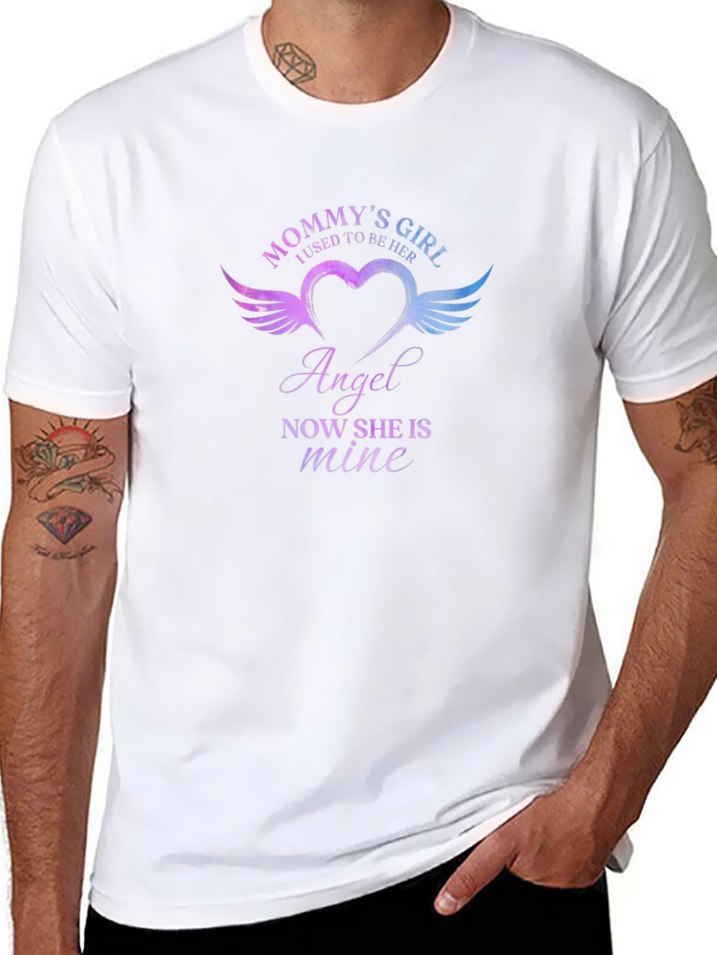 Mommys Girl Angel Memorial T-Shirt