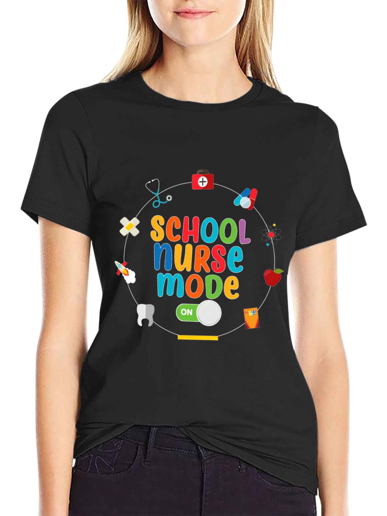 School Nurse Mode On T-Shirt