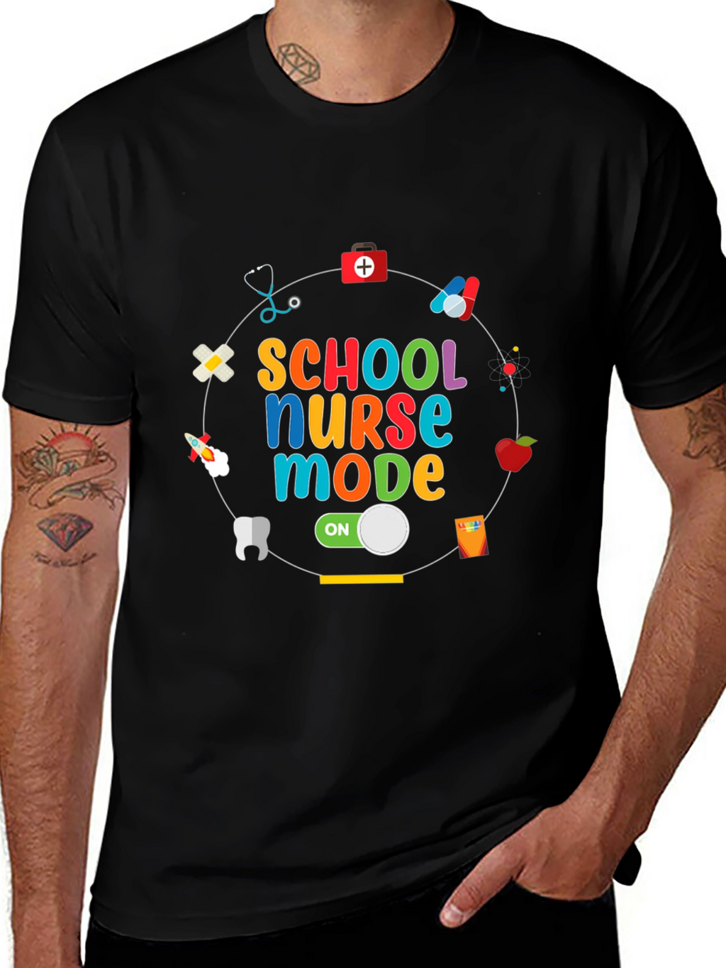 School Nurse Mode On T-Shirt