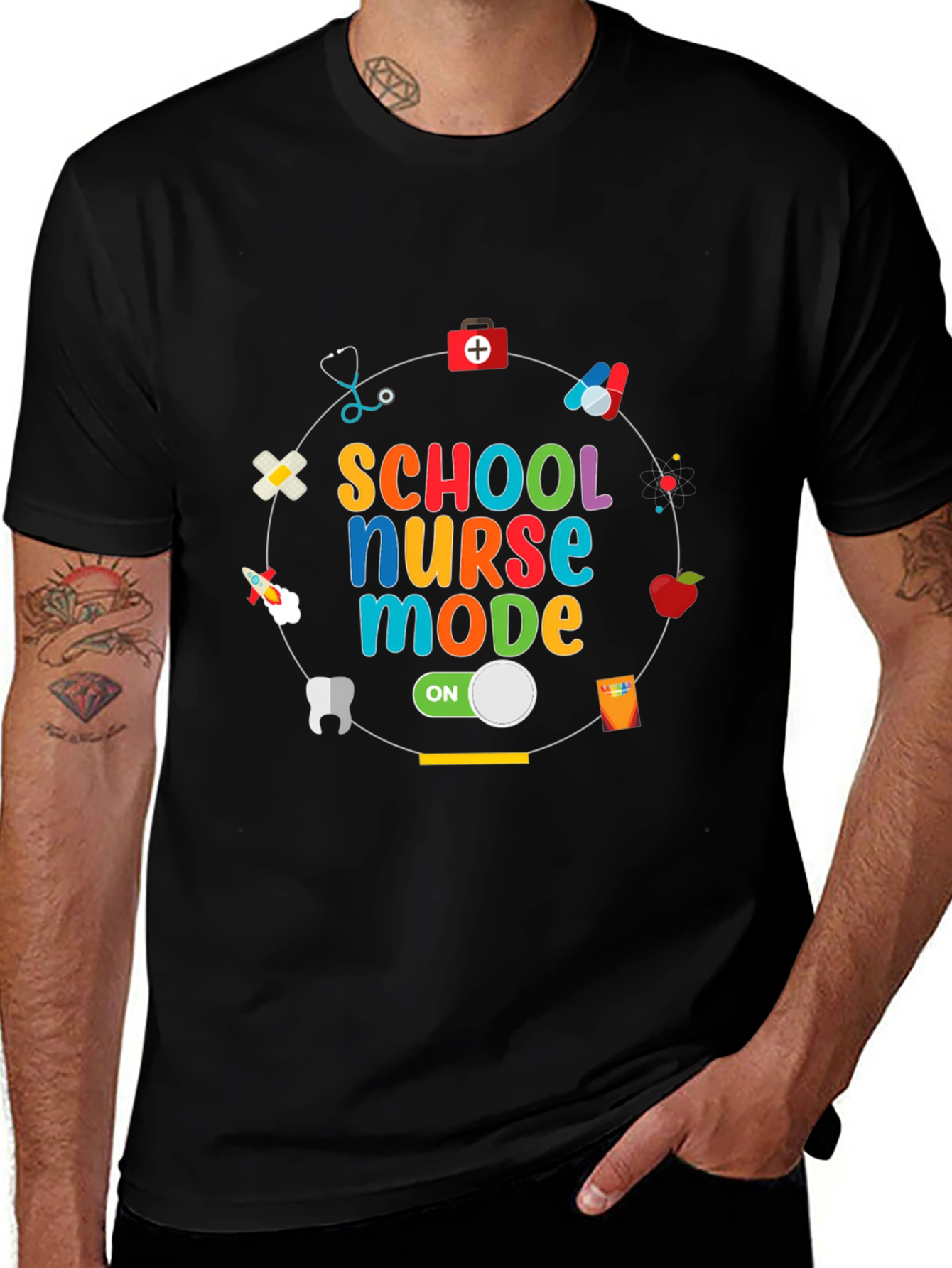 School Nurse Mode On T-Shirt