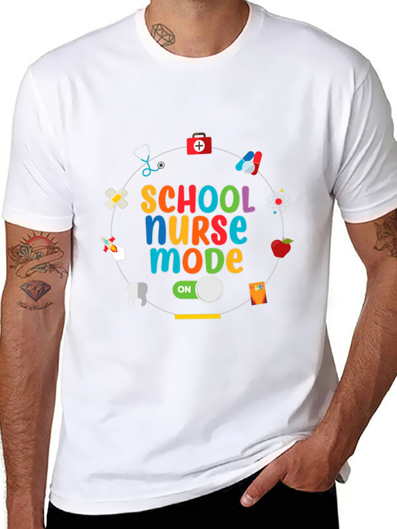 School Nurse Mode On T-Shirt