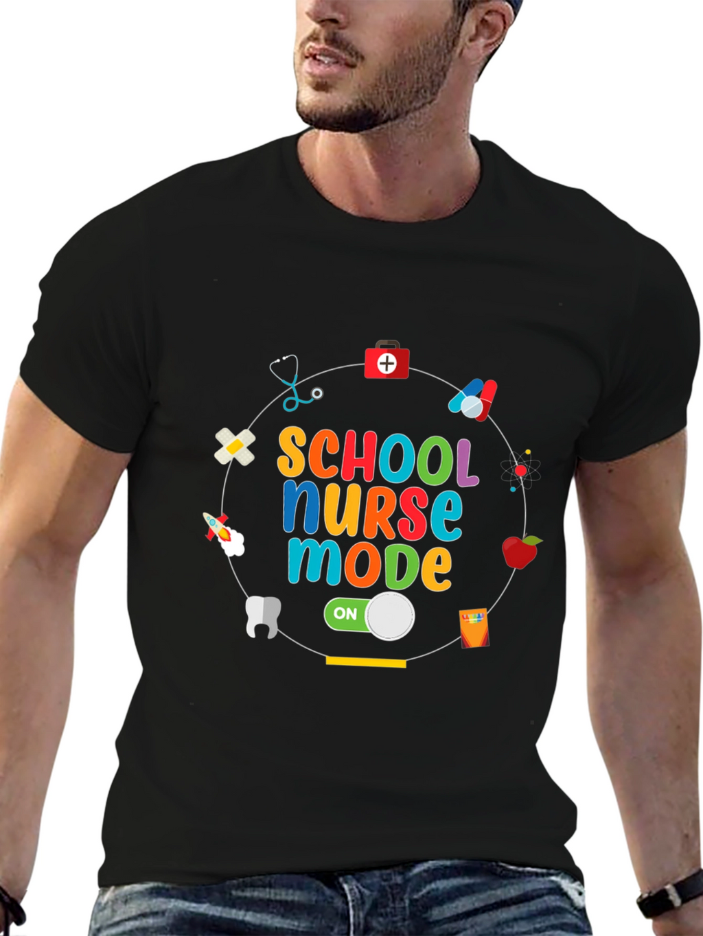 School Nurse Mode On T-Shirt