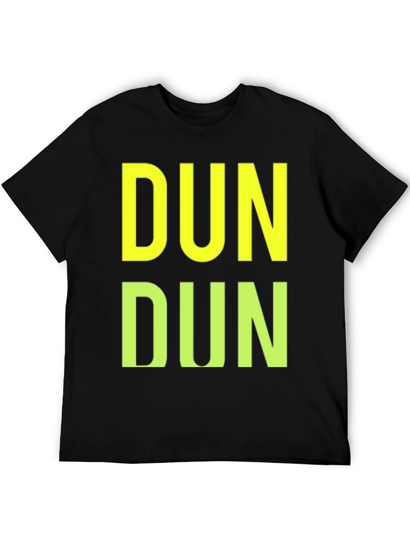 Dundun Graphic Print Crew Neck T-Shirt