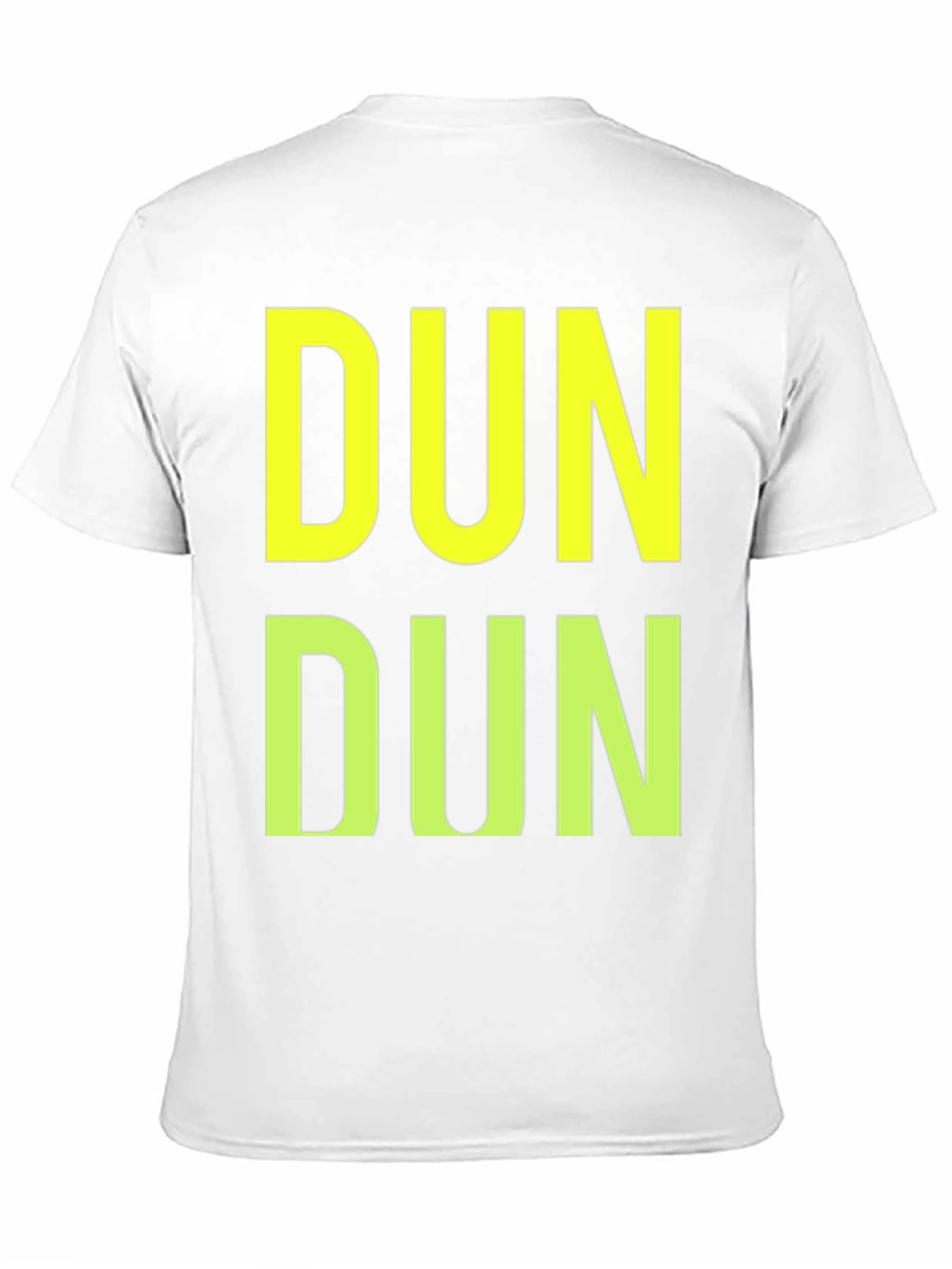 Dundun Graphic Print Crew Neck T-Shirt