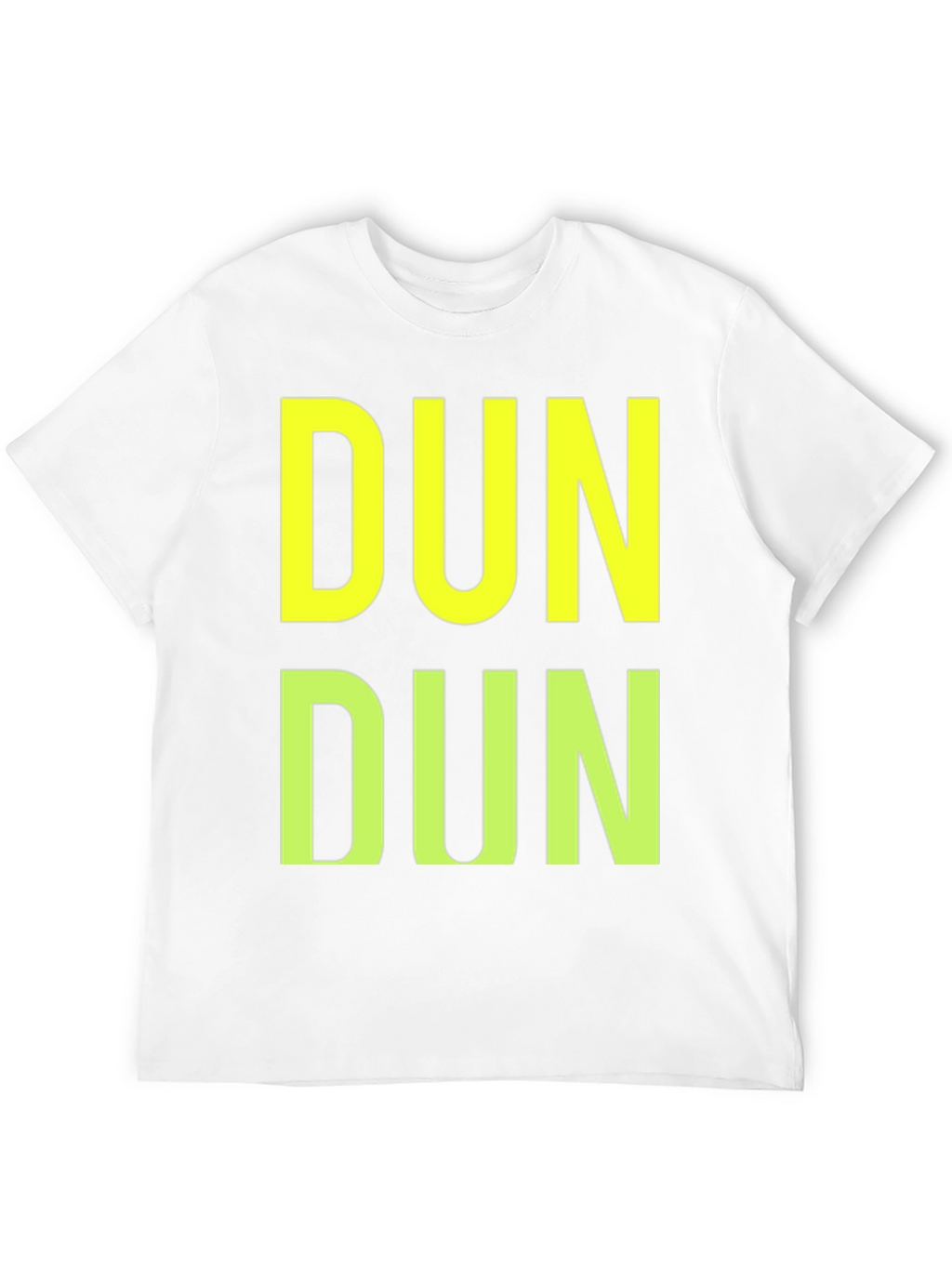Dundun Graphic Print Crew Neck T-Shirt
