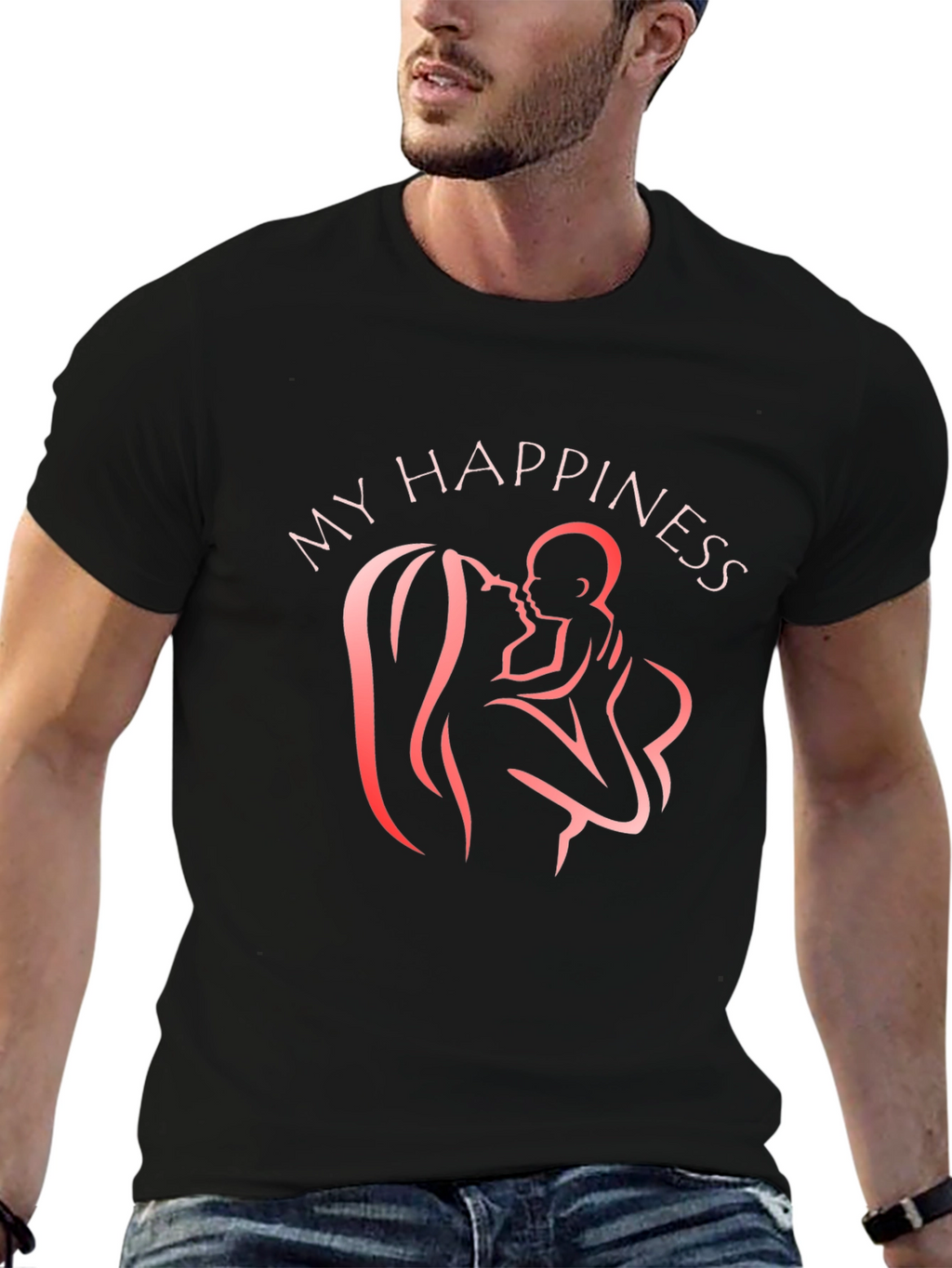 My Happiness T-Shirt - Mother & Child Graphic Tee
