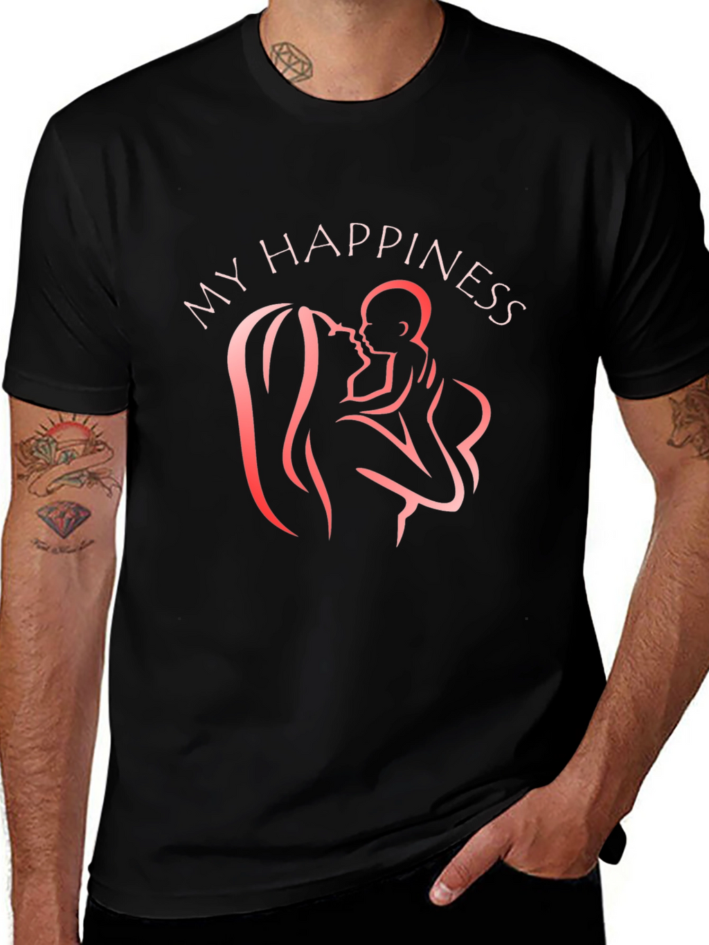 My Happiness T-Shirt - Mother & Child Graphic Tee