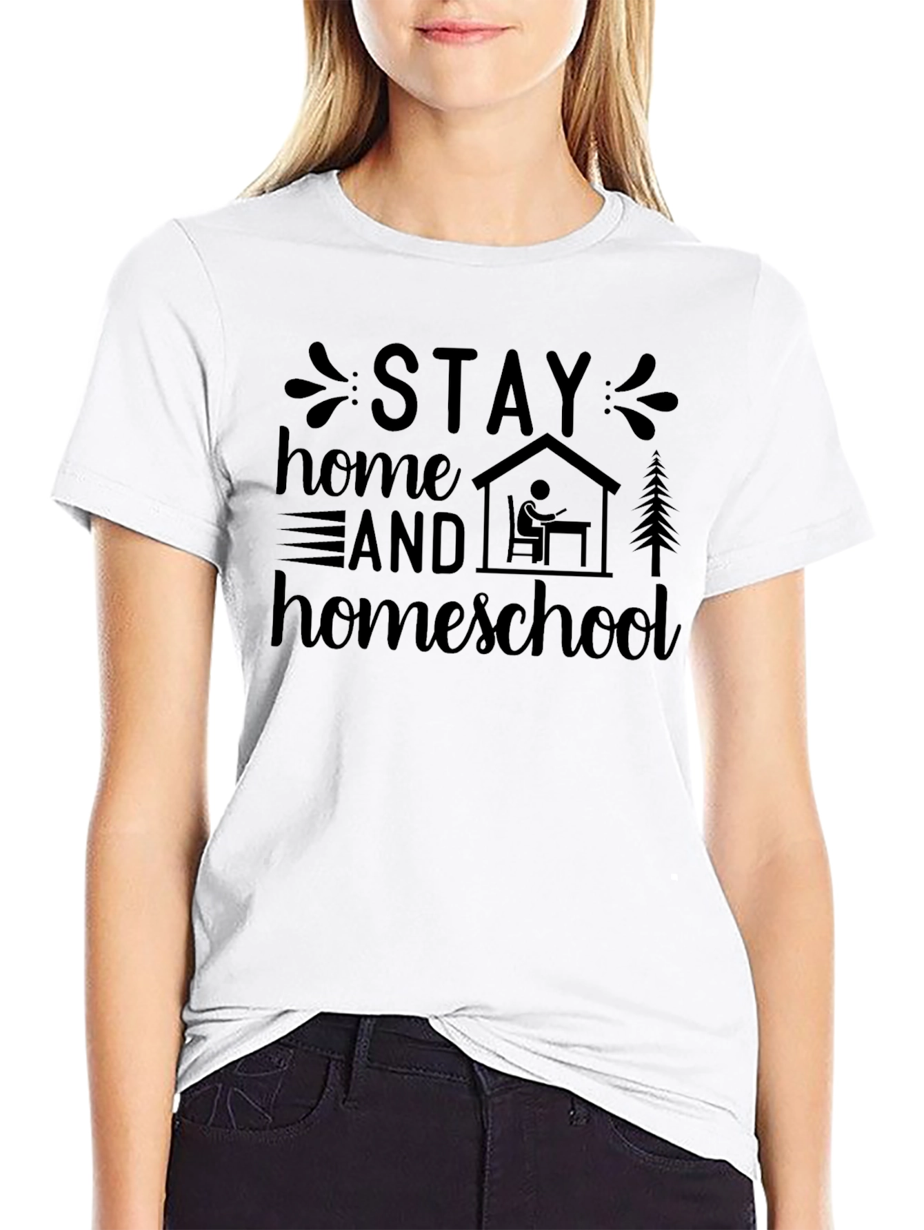 Stay Home Homeschool T-Shirt