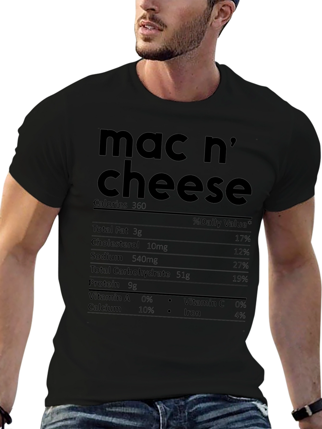 Mac n Cheese Nutrition Facts T-Shirt