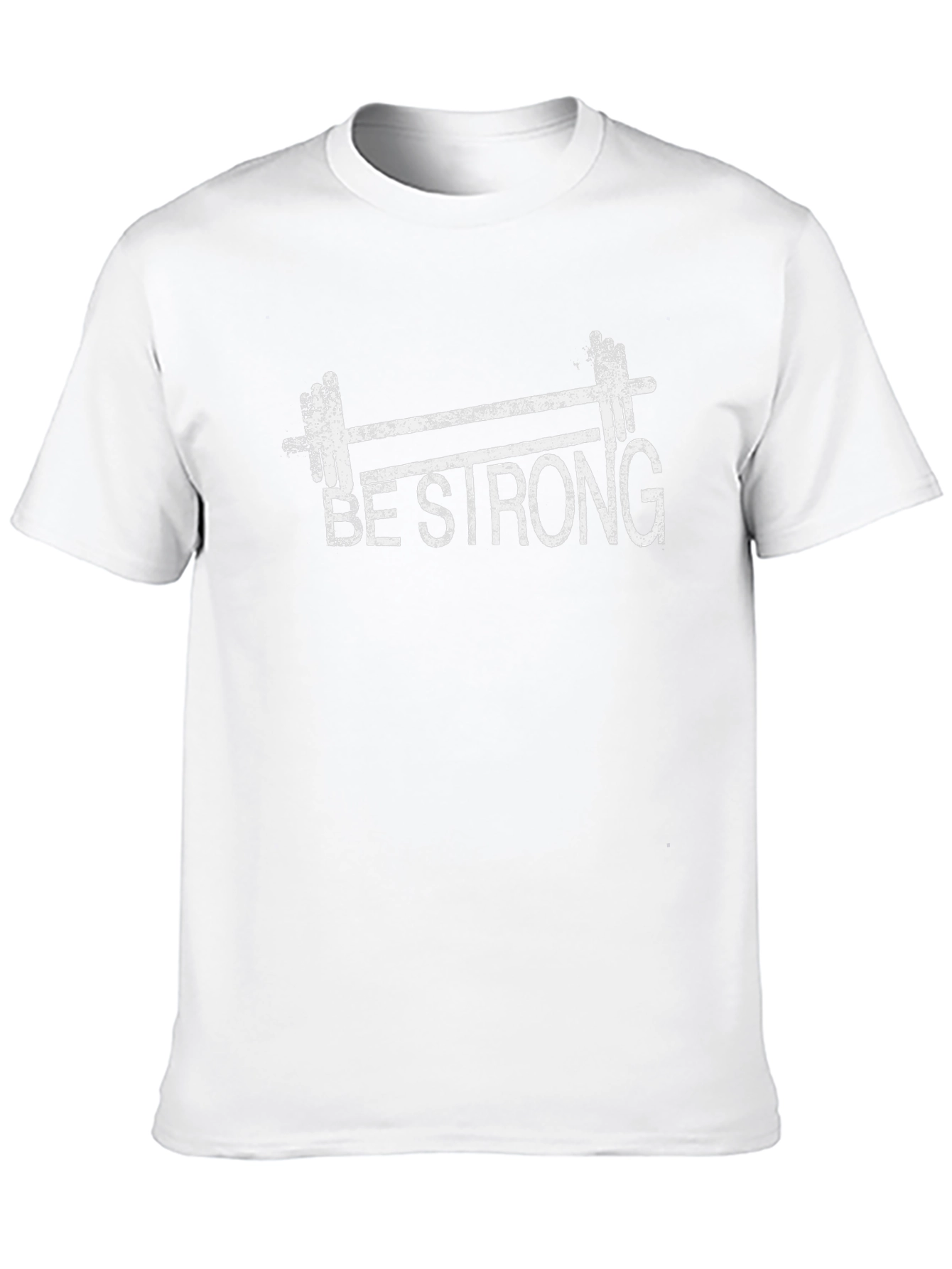 Be Strong Gym T-Shirt - Weightlifting Fitness Tee