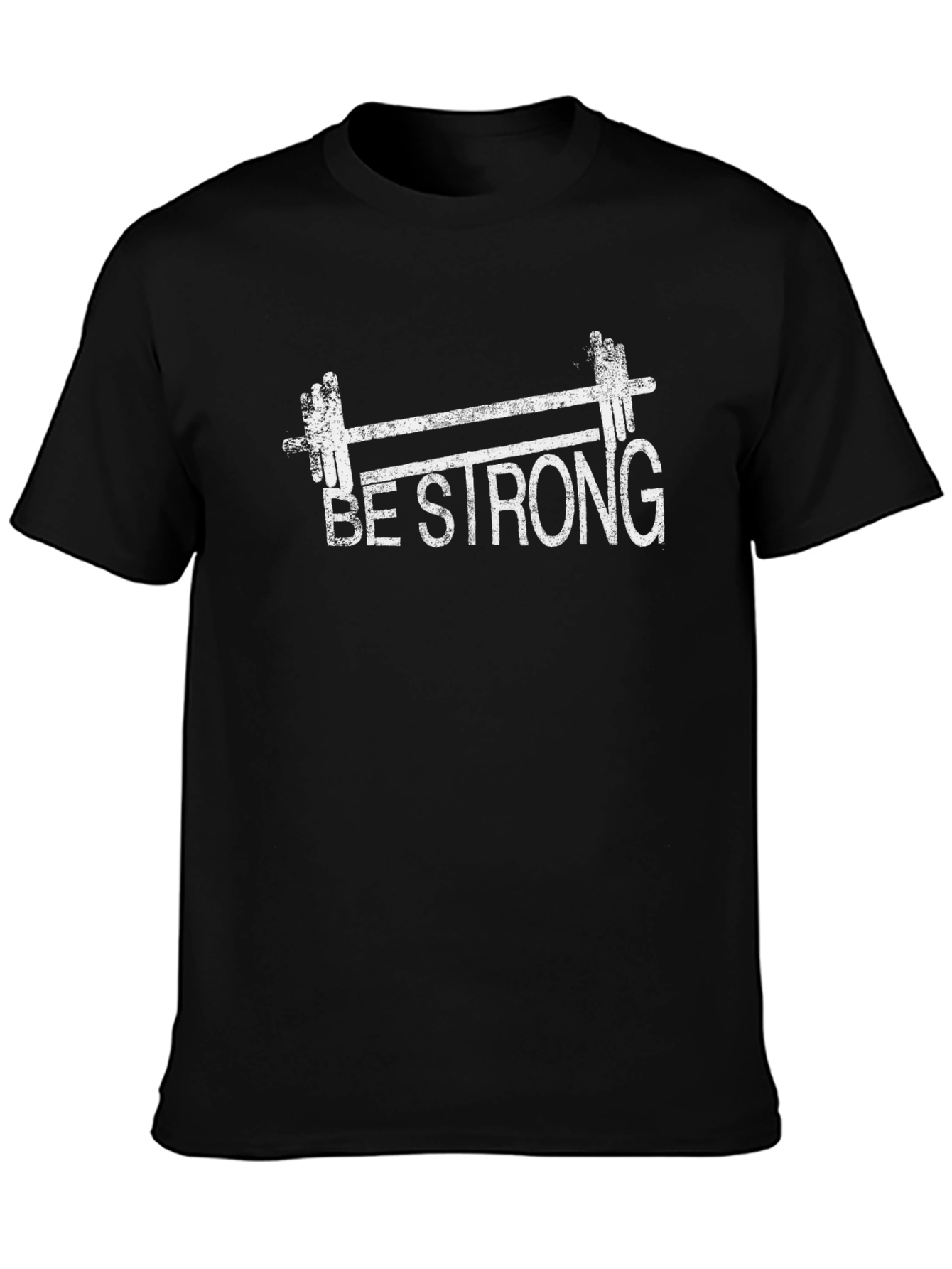 Be Strong Gym T-Shirt - Weightlifting Fitness Tee