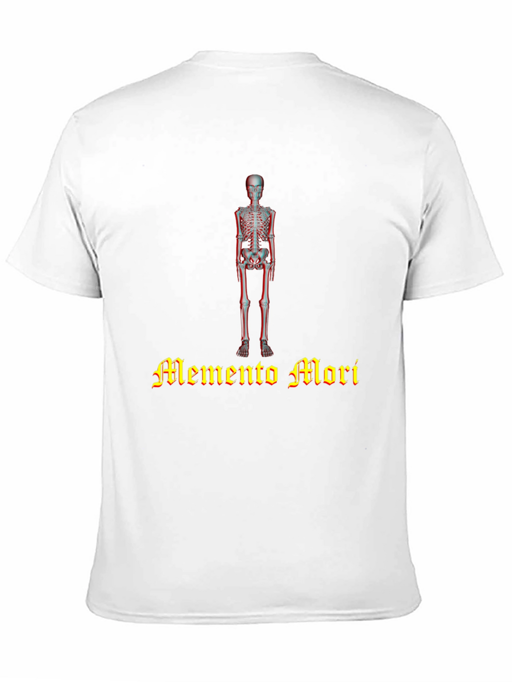 Memento Mori Skeleton Graphic Black T-Shirt