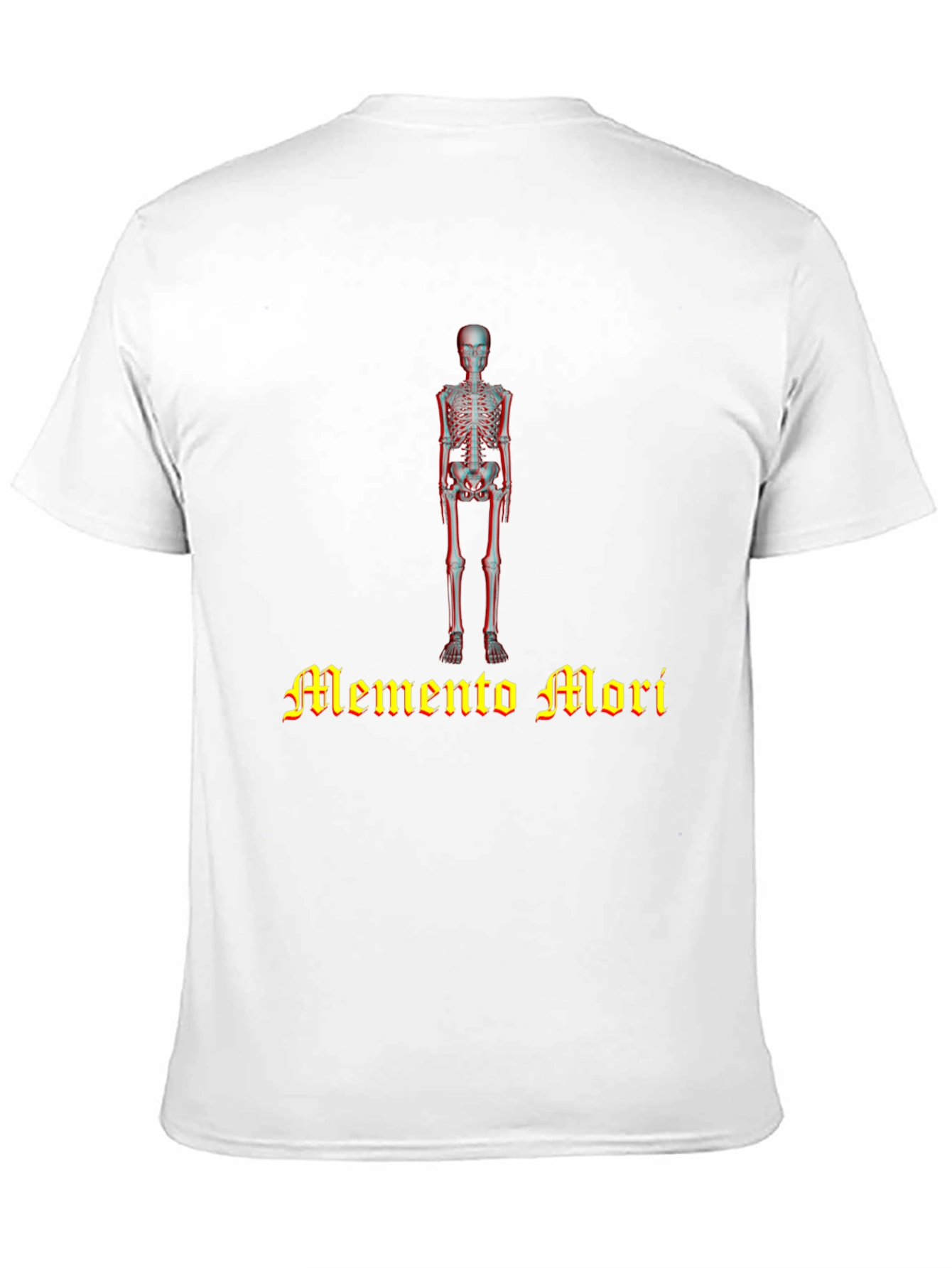 Memento Mori Skeleton Graphic Black T-Shirt