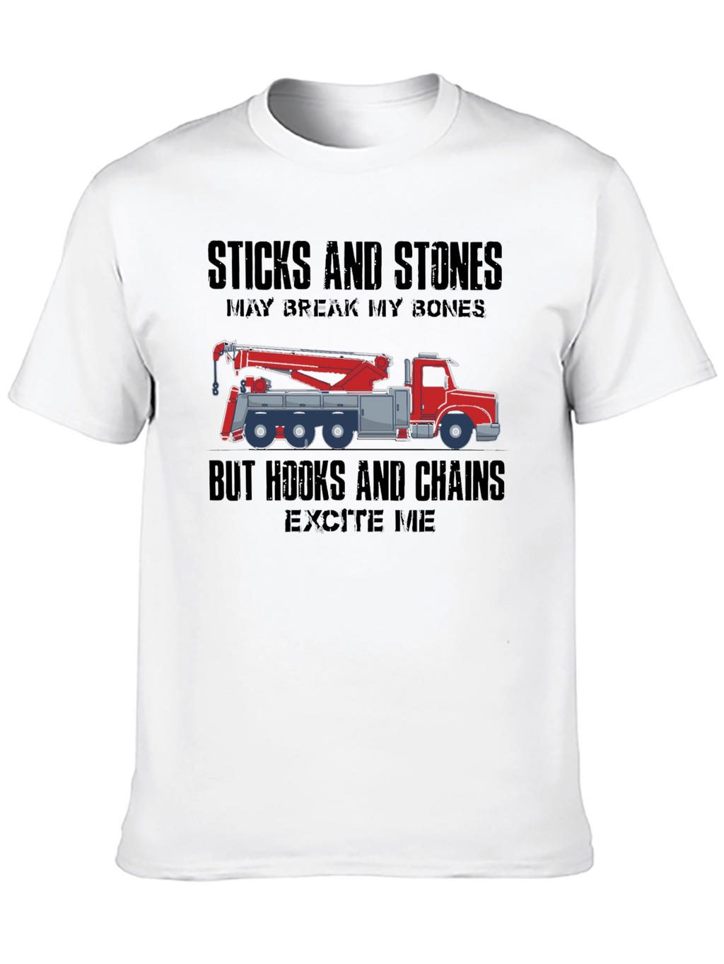 Crane Operator T-Shirt - Hooks & Chains