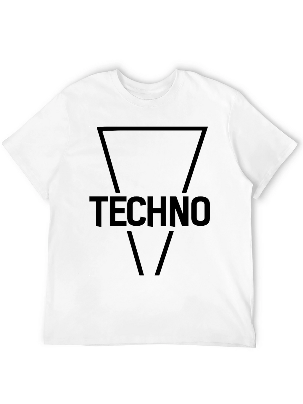 Techno Music Graphic Tee - Black T-Shirt