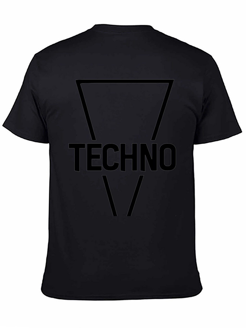 Techno Music Graphic Tee - Black T-Shirt