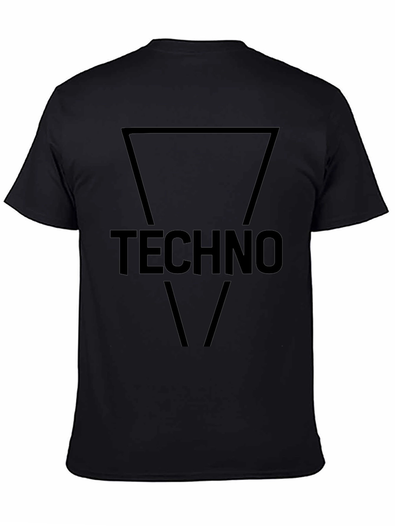 Techno Music Graphic Tee - Black T-Shirt