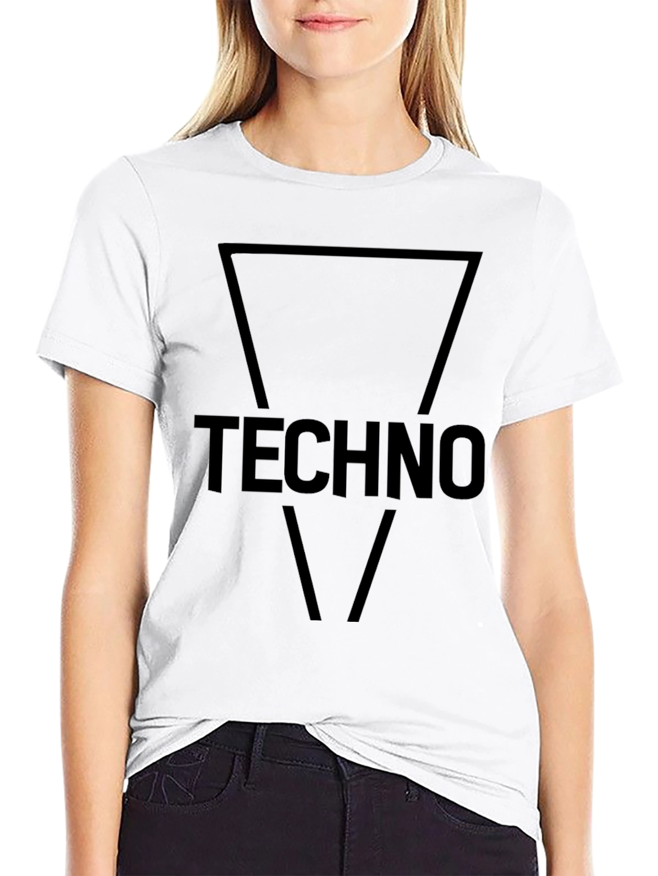 Techno Music Graphic Tee - Black T-Shirt