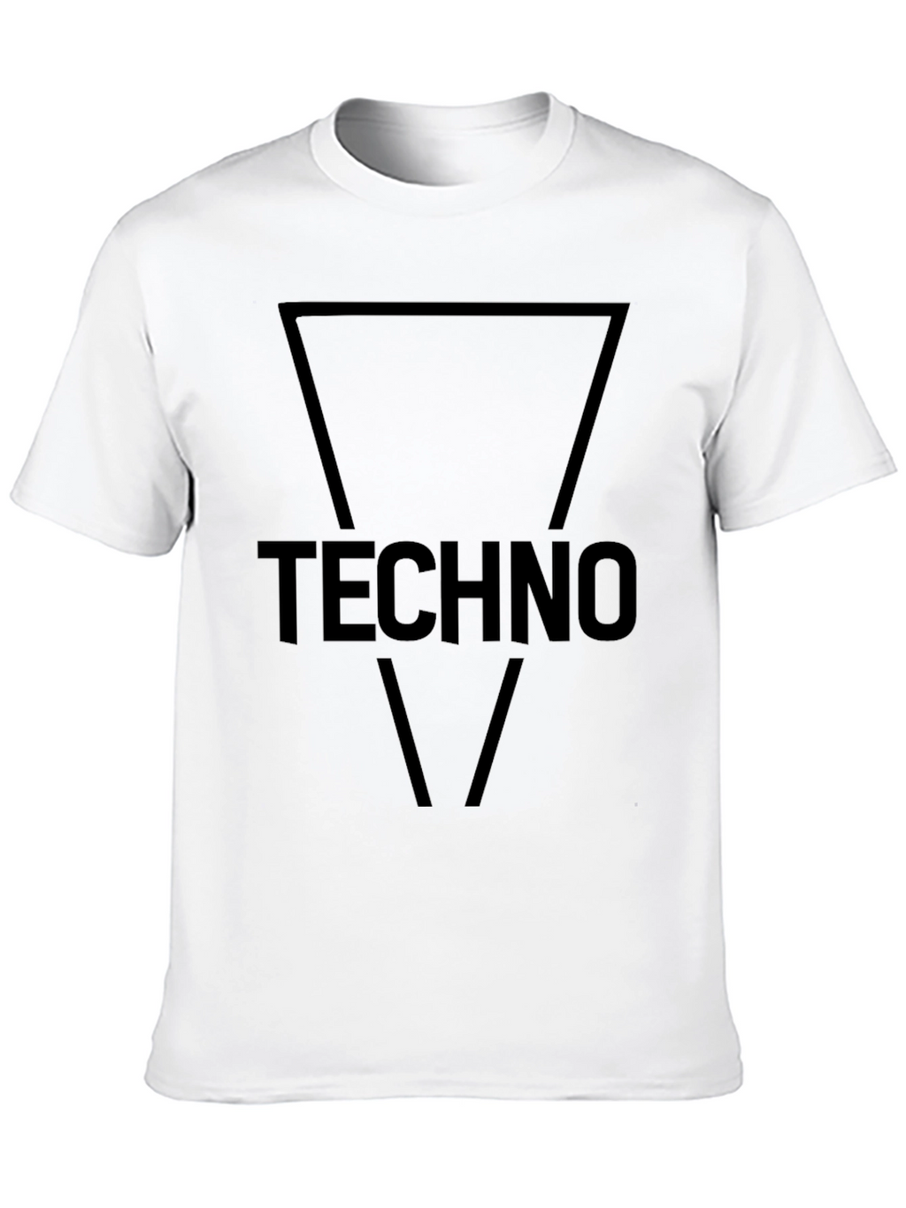 Techno Music Graphic Tee - Black T-Shirt