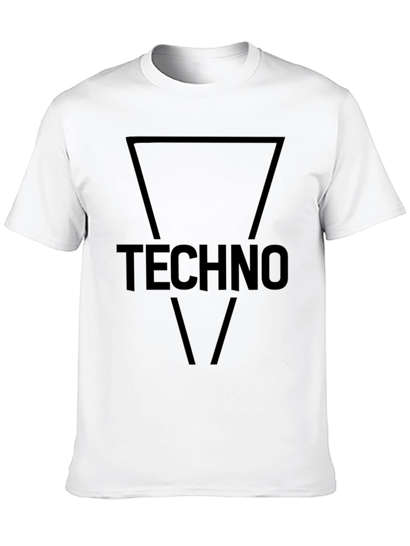 Techno Music Graphic Tee - Black T-Shirt