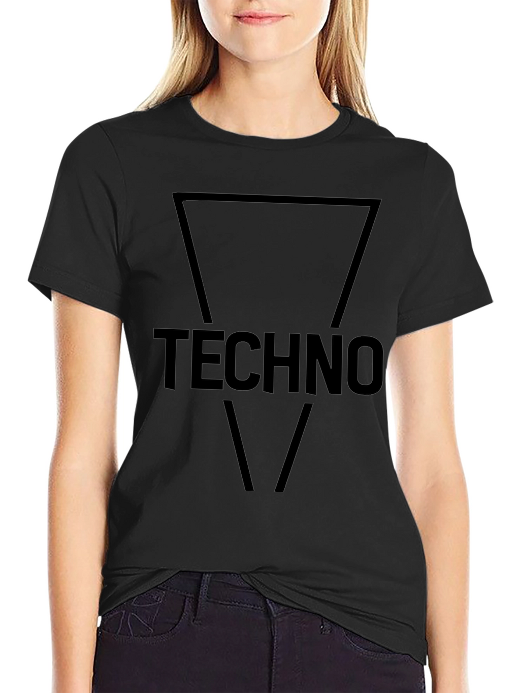 Techno Music Graphic Tee - Black T-Shirt