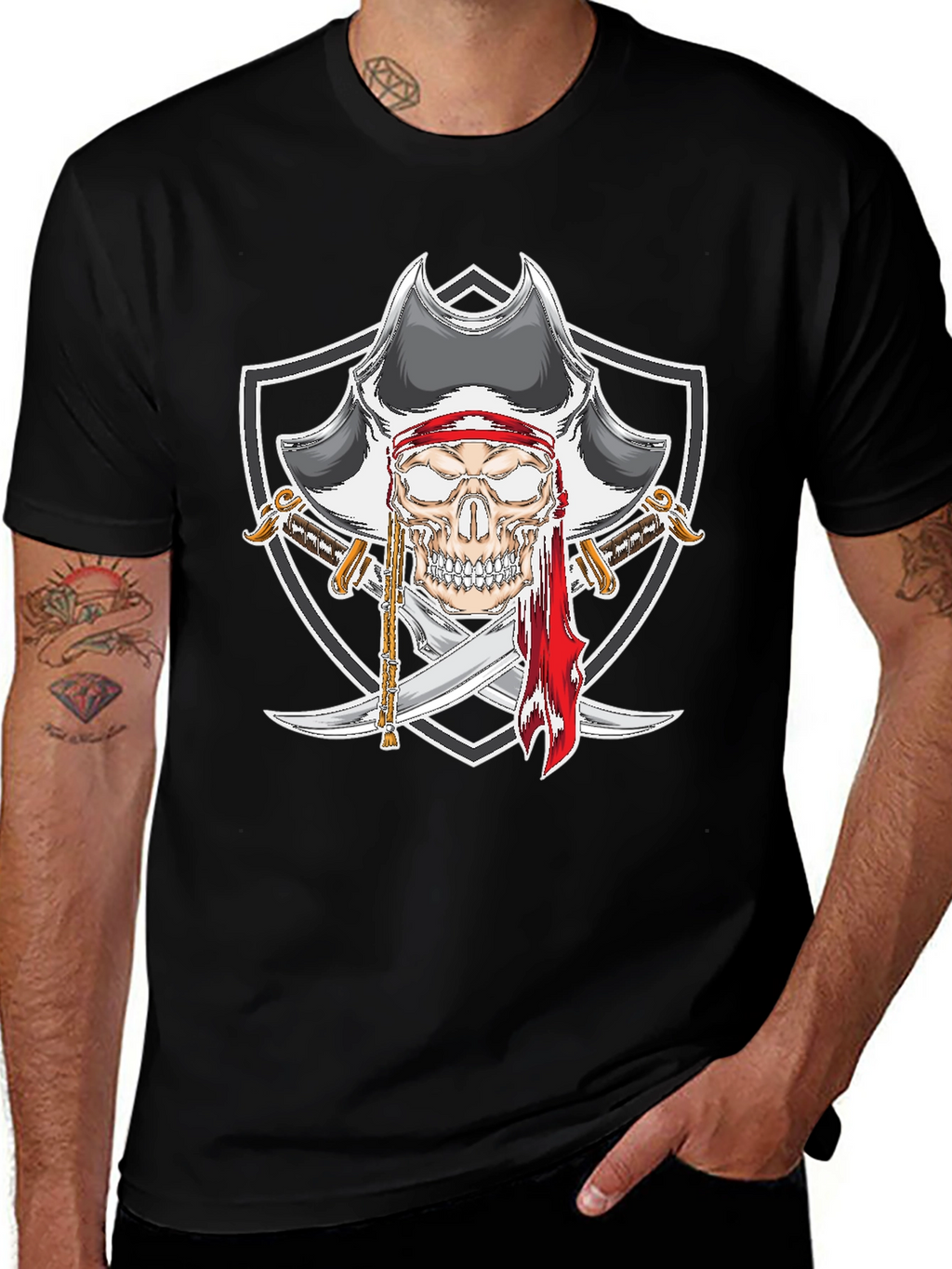 Pirate Skull Graphic Tee