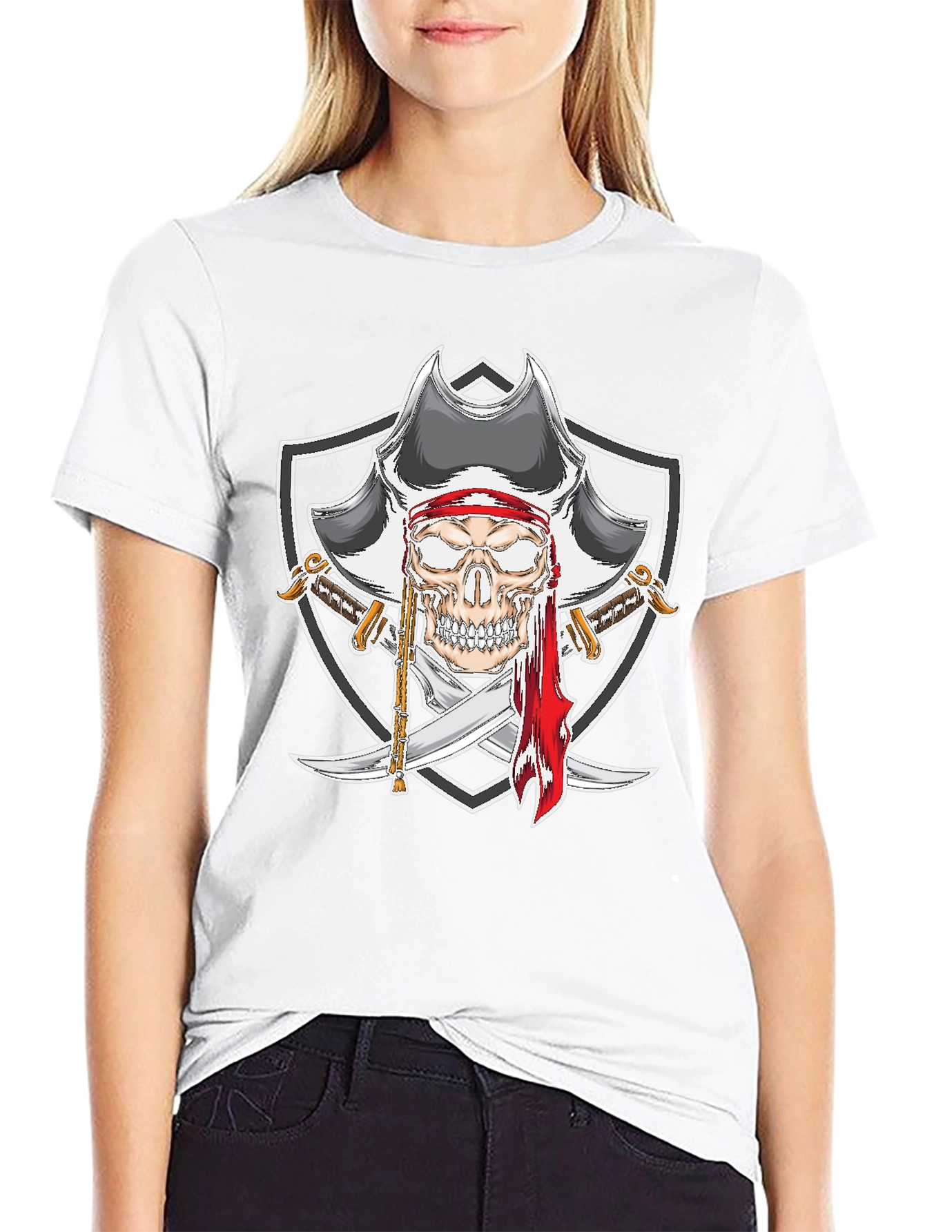 Pirate Skull Graphic Tee