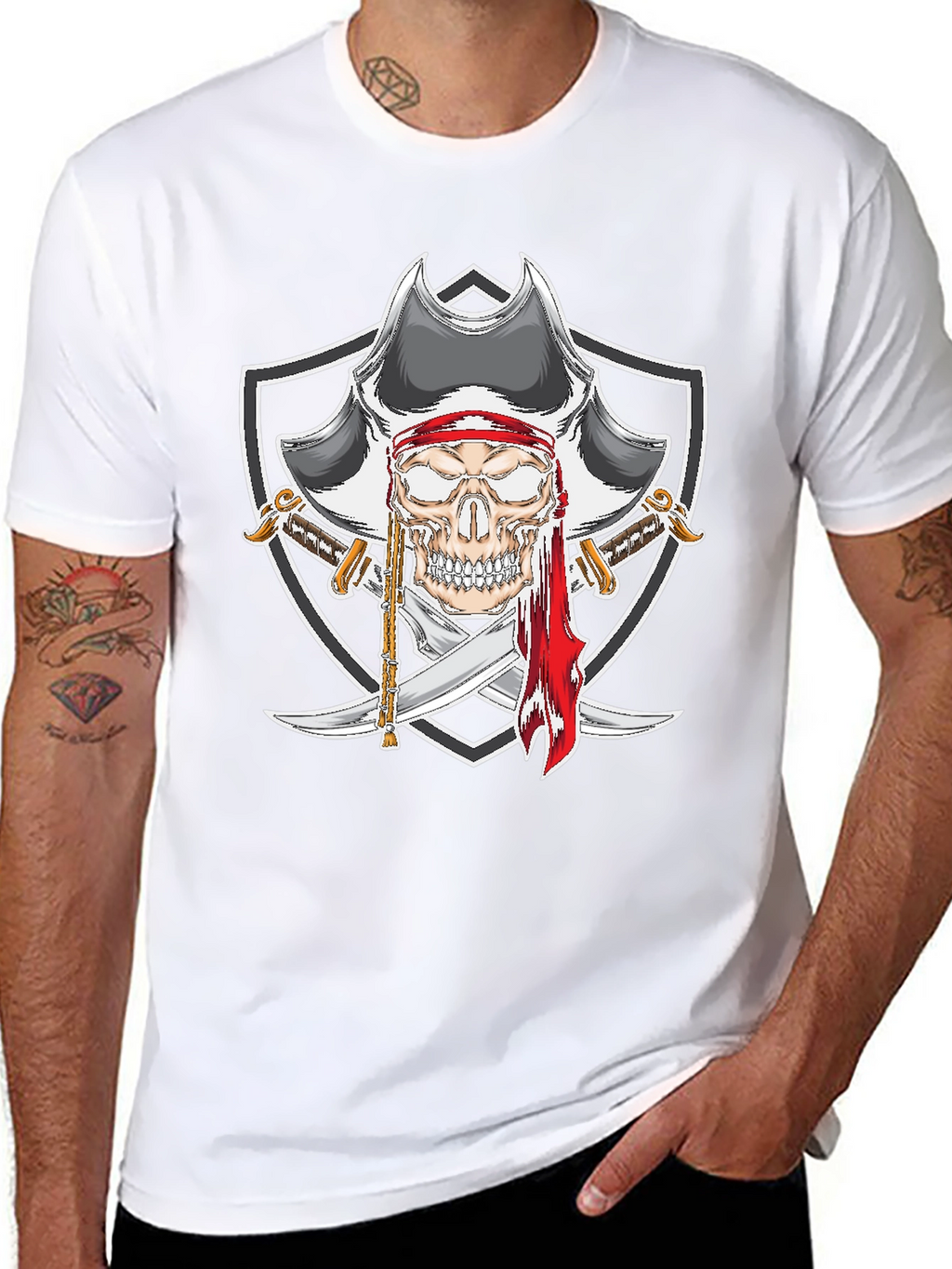 Pirate Skull Graphic Tee