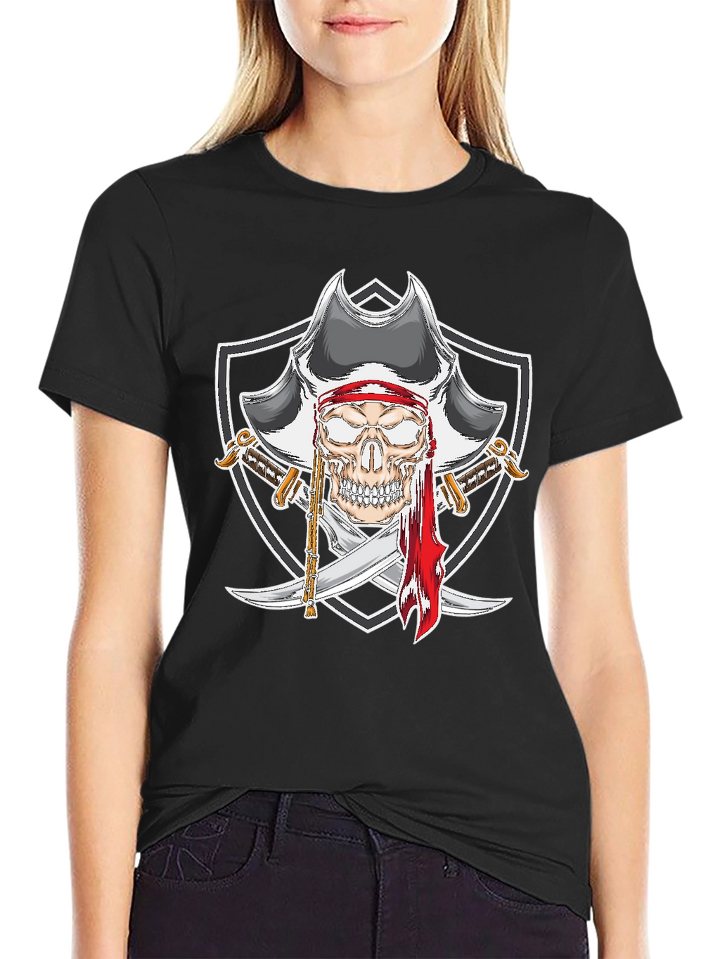 Pirate Skull Graphic Tee