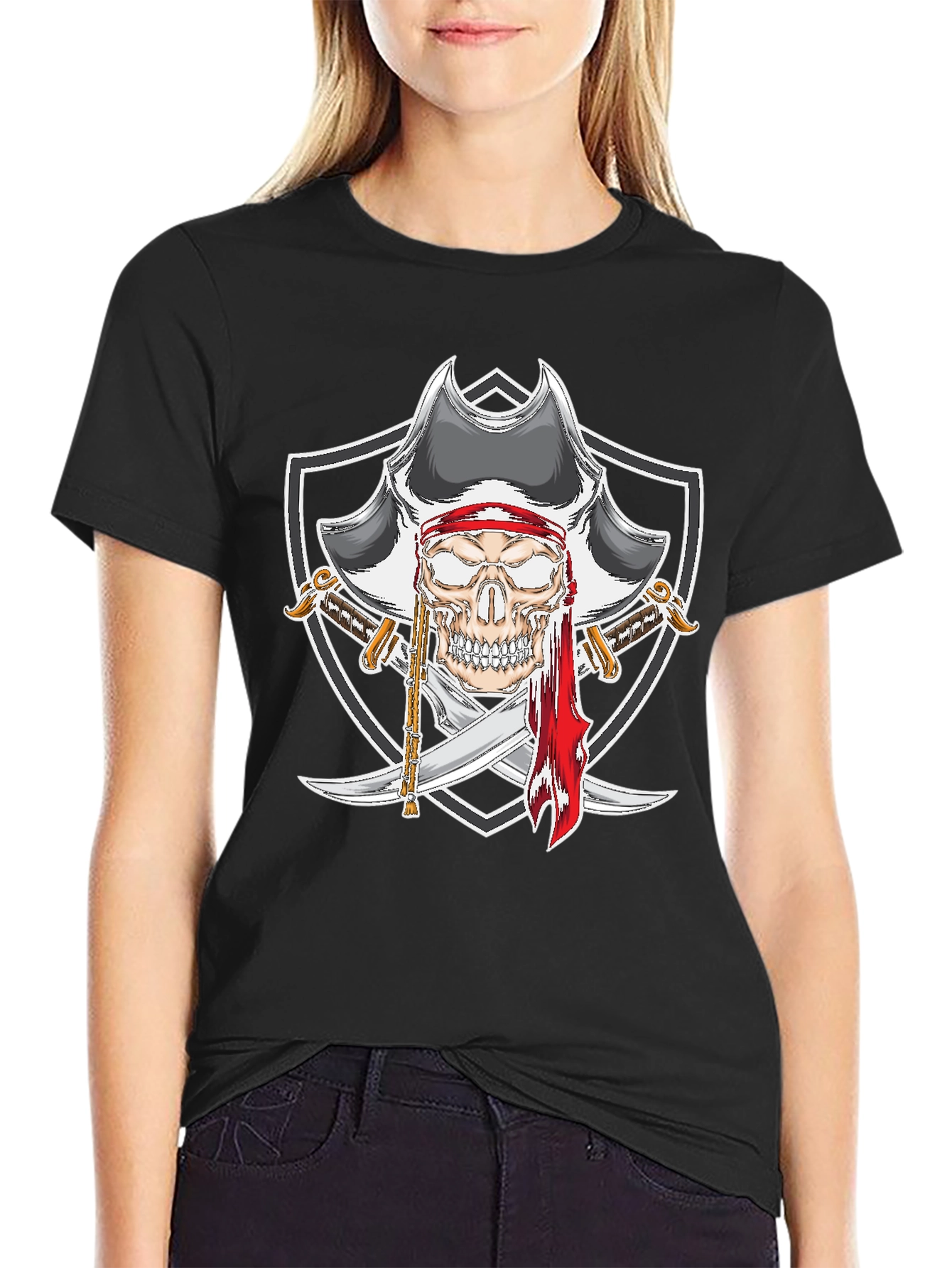Pirate Skull Graphic Tee