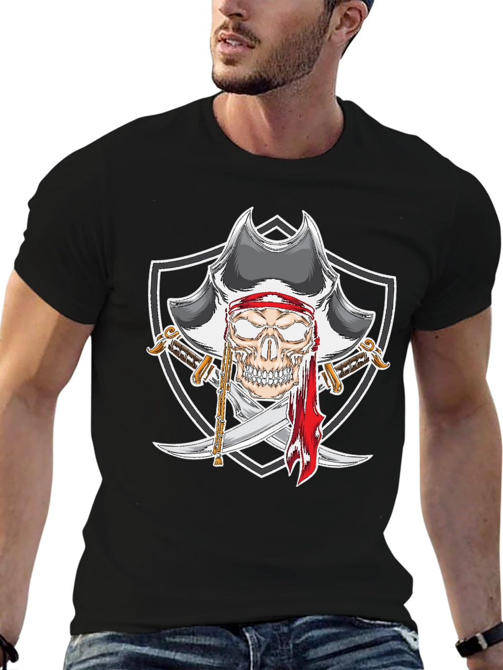 Pirate Skull Graphic Tee