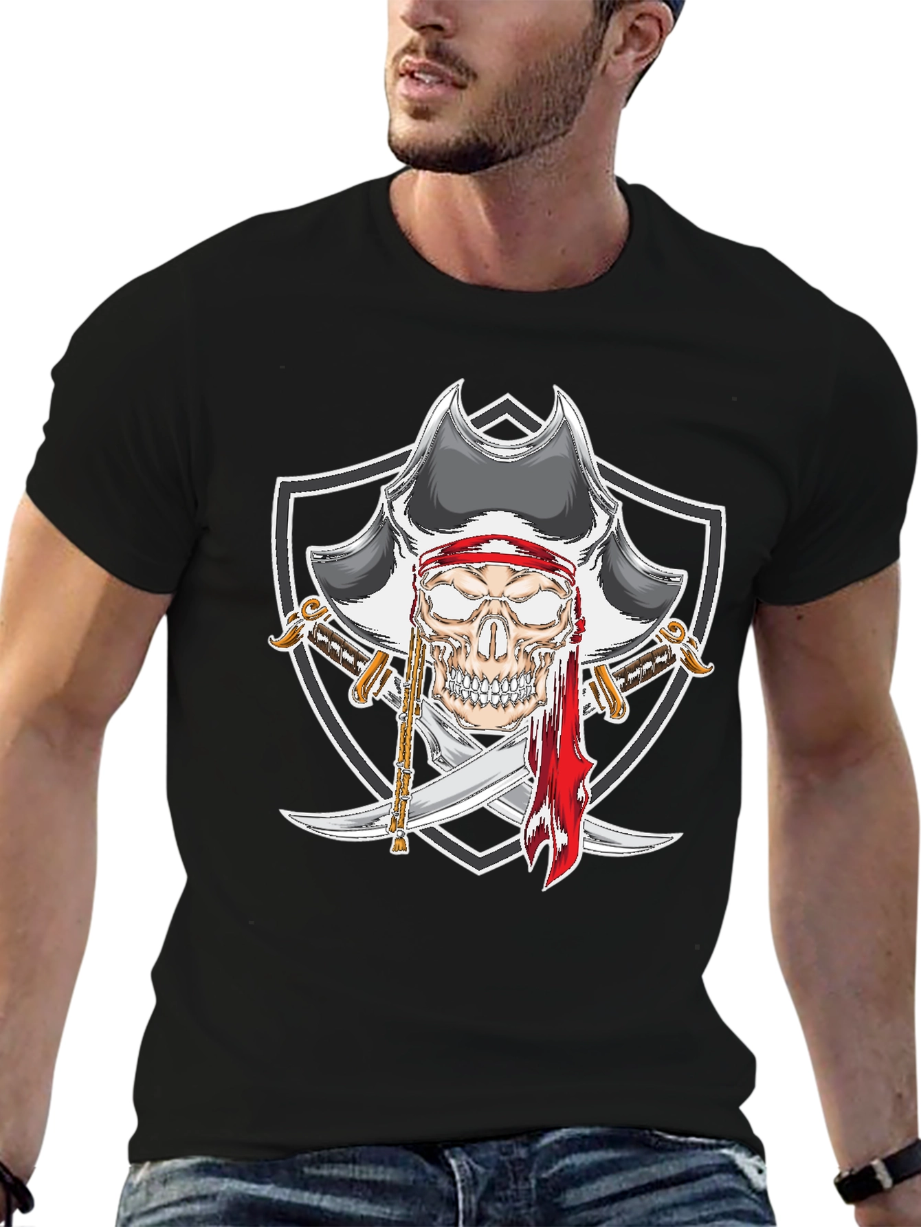 Pirate Skull Graphic Tee