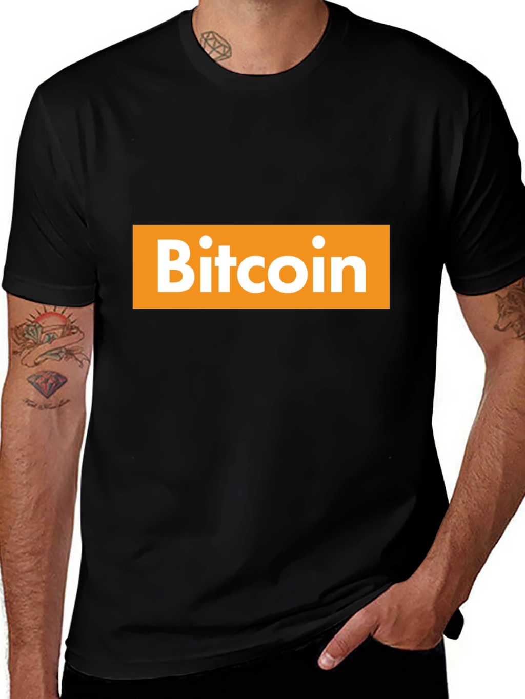 Bitcoin T-Shirt - Crypto Currency Tee - Black