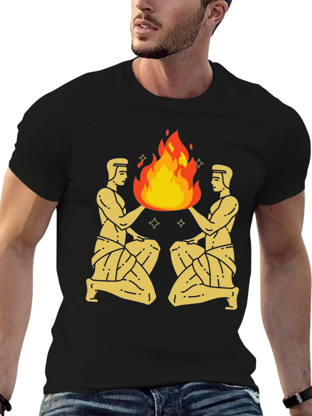 Gemini Fire Graphic Tee
