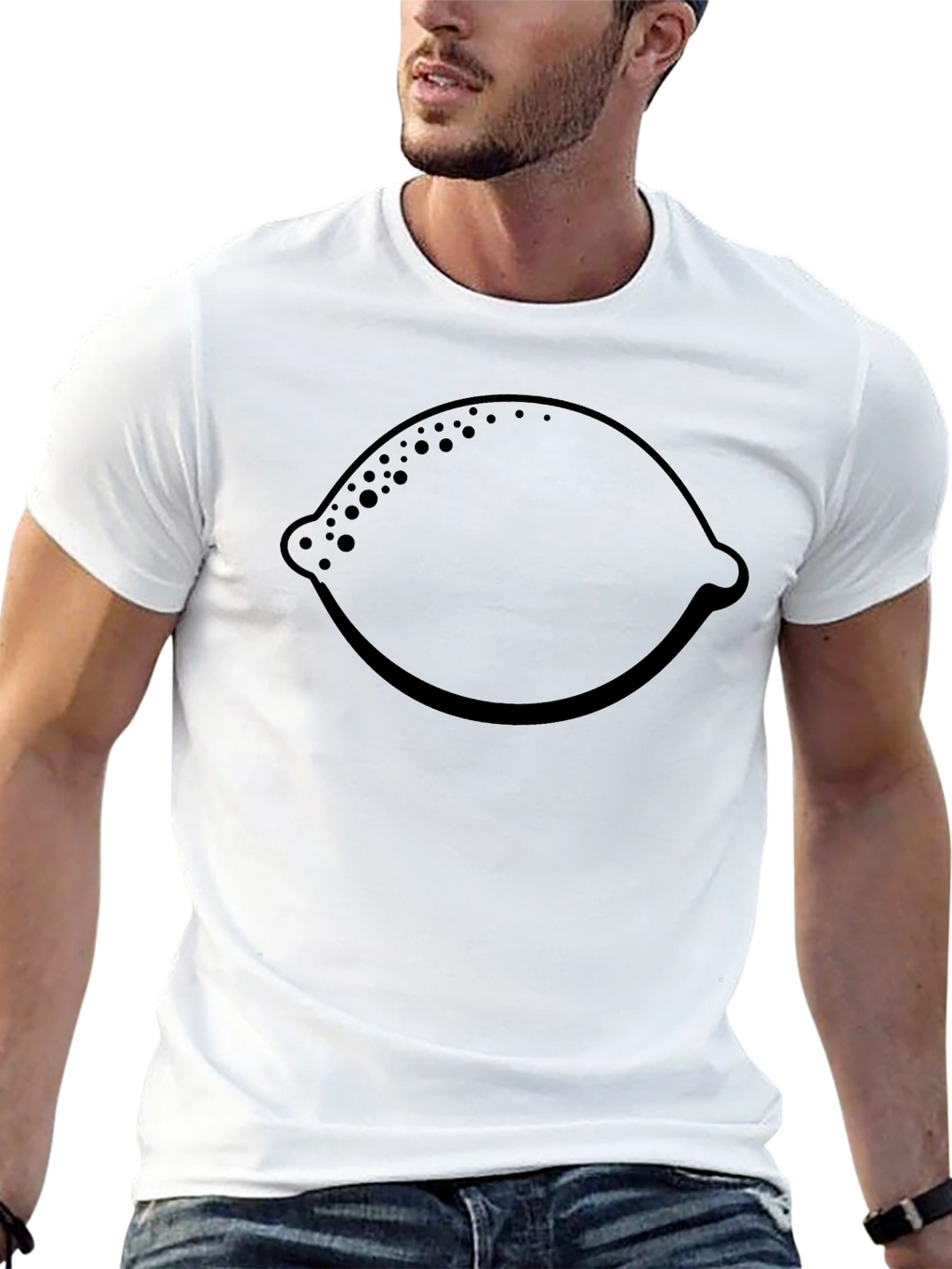 Black Lemon Graphic Tee - Casual Style