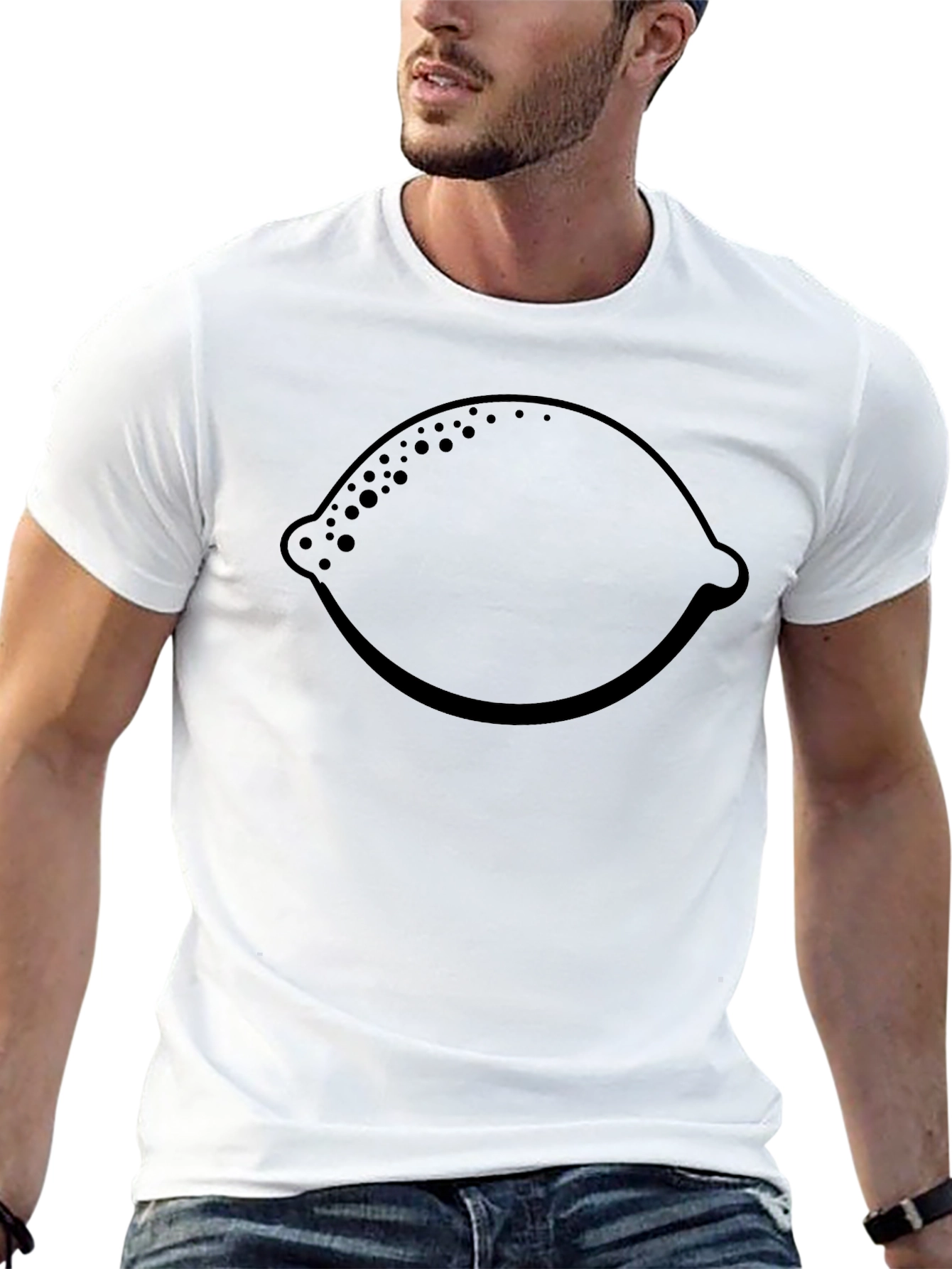 Black Lemon Graphic Tee - Casual Style